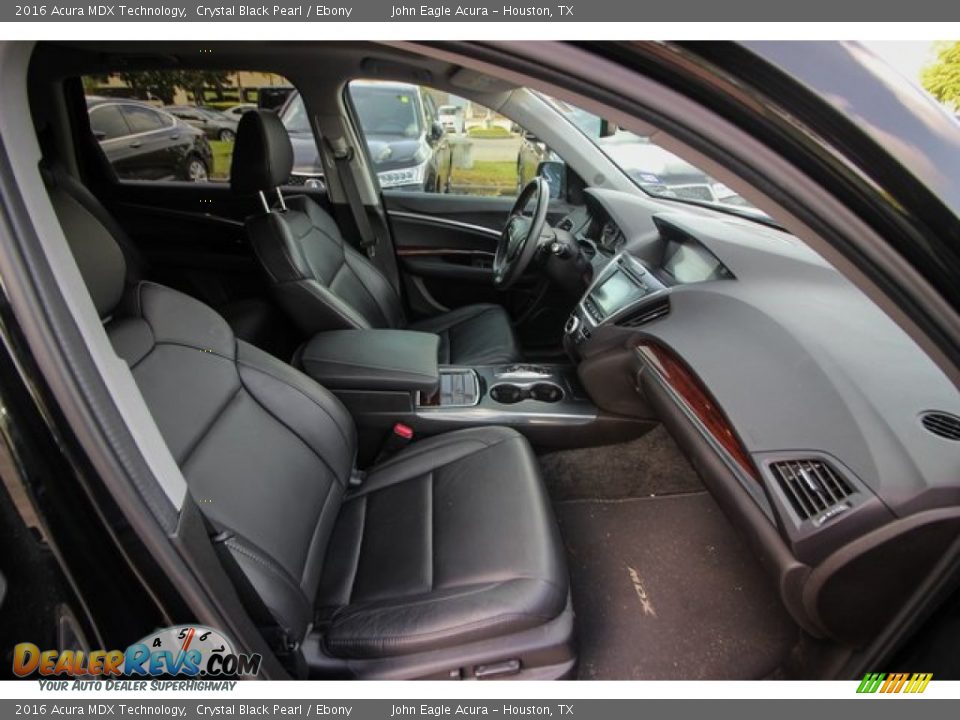 2016 Acura MDX Technology Crystal Black Pearl / Ebony Photo #30