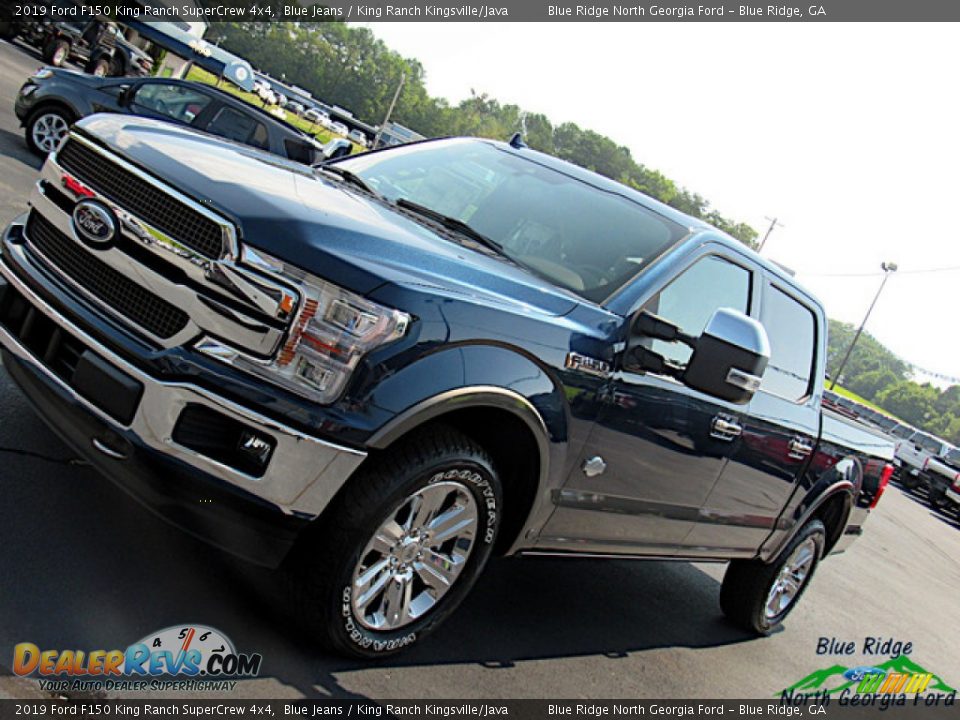 2019 Ford F150 King Ranch SuperCrew 4x4 Blue Jeans / King Ranch Kingsville/Java Photo #35