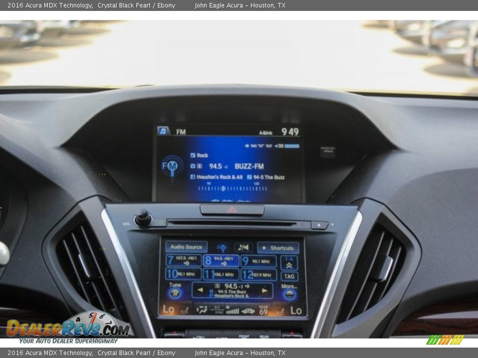 2016 Acura MDX Technology Crystal Black Pearl / Ebony Photo #33