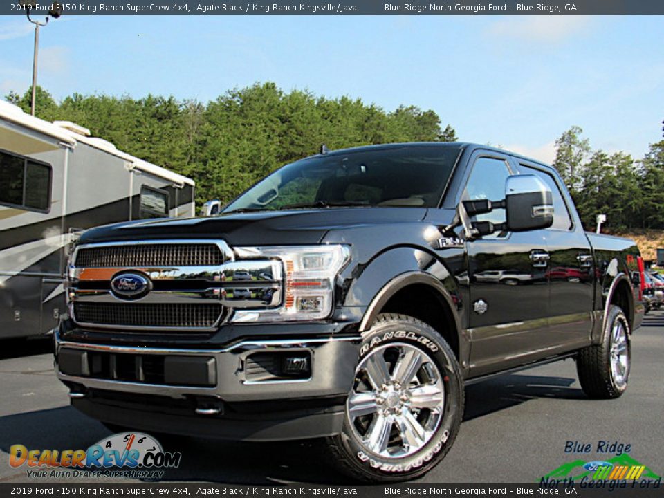 2019 Ford F150 King Ranch SuperCrew 4x4 Agate Black / King Ranch Kingsville/Java Photo #1