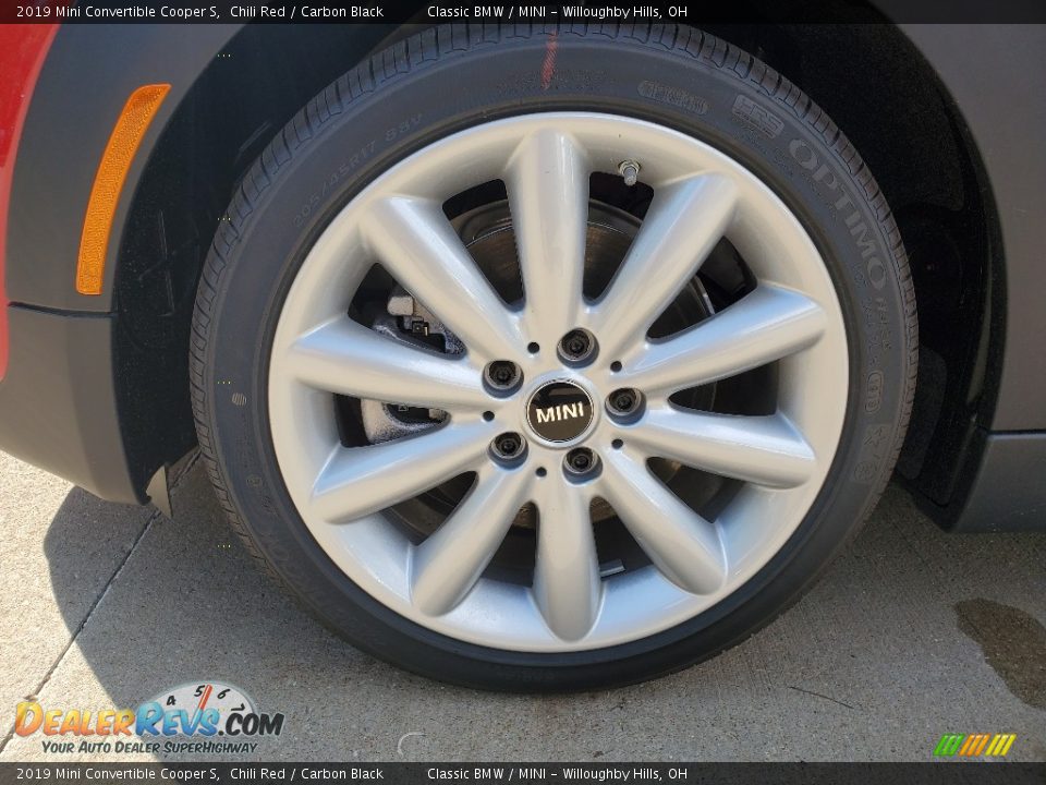 2019 Mini Convertible Cooper S Chili Red / Carbon Black Photo #5