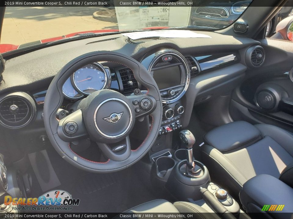 2019 Mini Convertible Cooper S Chili Red / Carbon Black Photo #6