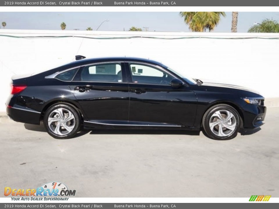 2019 Honda Accord EX Sedan Crystal Black Pearl / Black Photo #9