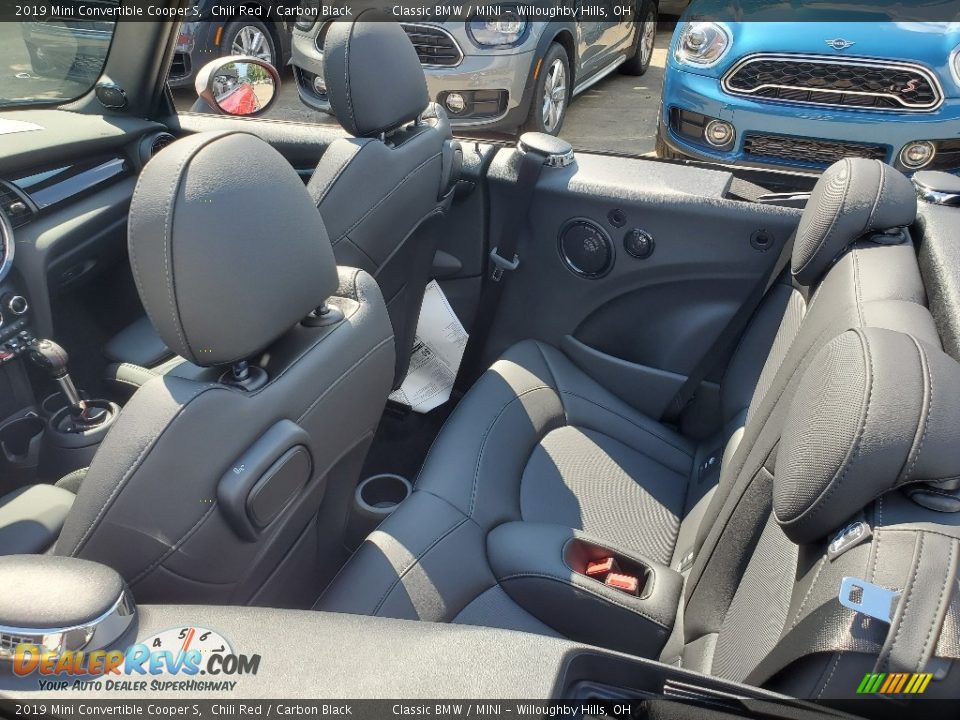 2019 Mini Convertible Cooper S Chili Red / Carbon Black Photo #7
