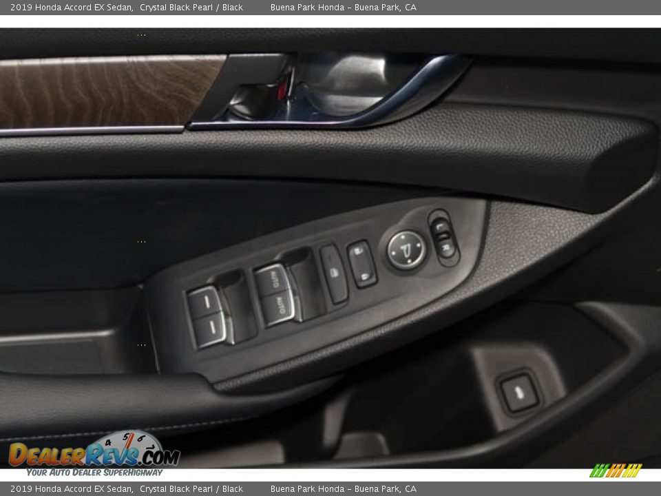 2019 Honda Accord EX Sedan Crystal Black Pearl / Black Photo #17