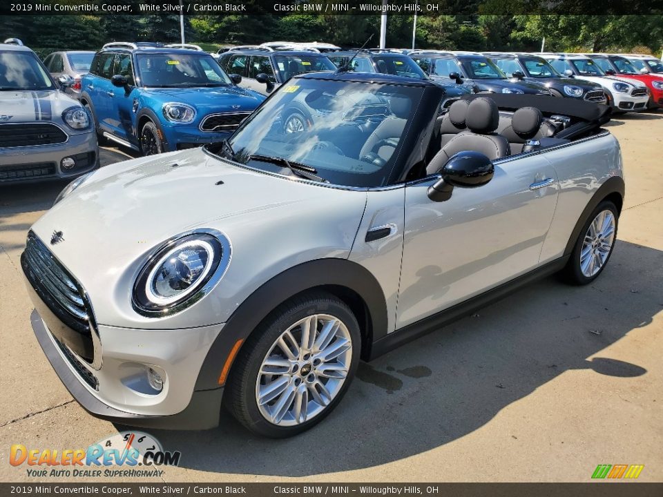 White Silver 2019 Mini Convertible Cooper Photo #4