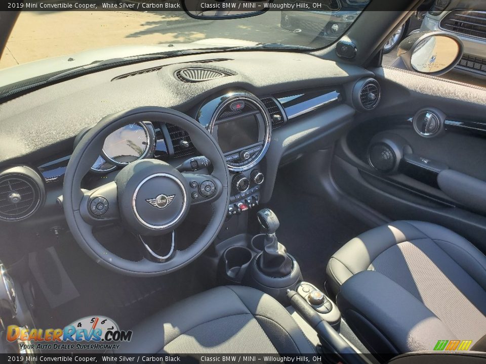 2019 Mini Convertible Cooper White Silver / Carbon Black Photo #6