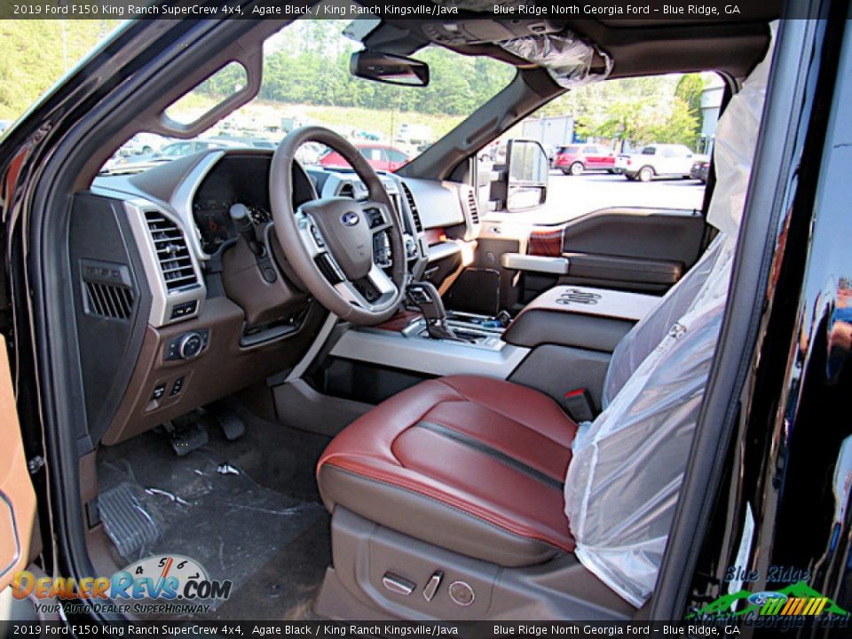 2019 Ford F150 King Ranch SuperCrew 4x4 Agate Black / King Ranch Kingsville/Java Photo #33