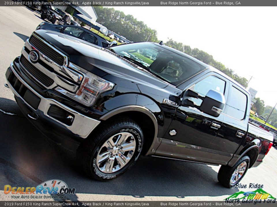 2019 Ford F150 King Ranch SuperCrew 4x4 Agate Black / King Ranch Kingsville/Java Photo #36