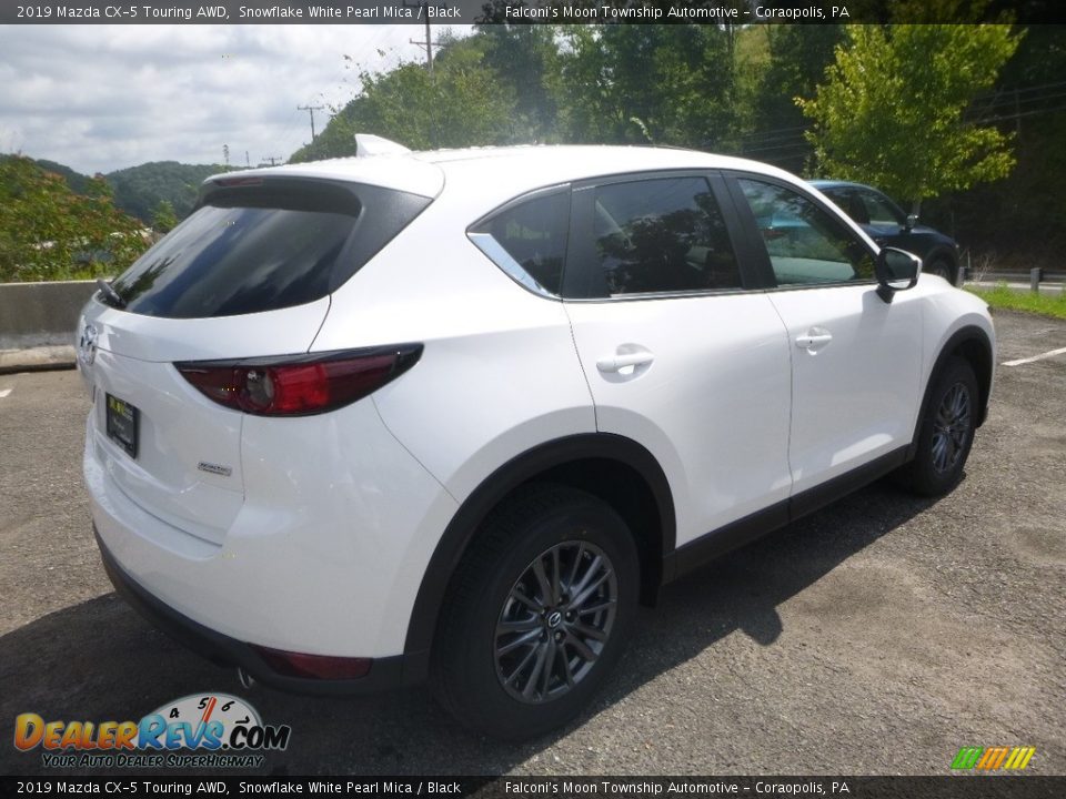 2019 Mazda CX-5 Touring AWD Snowflake White Pearl Mica / Black Photo #2