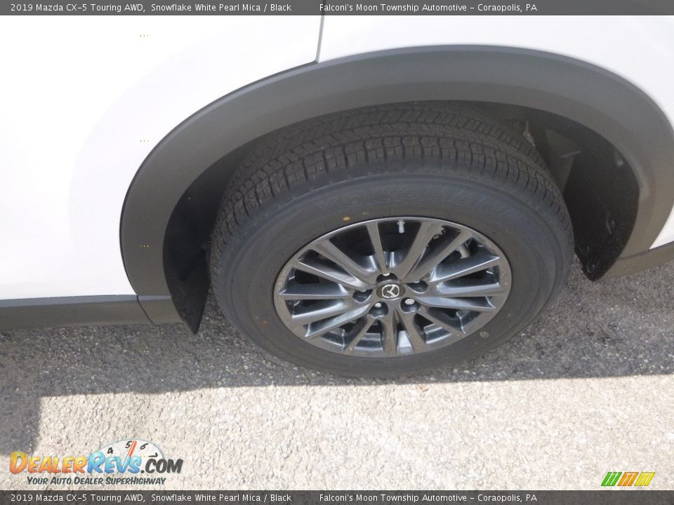 2019 Mazda CX-5 Touring AWD Snowflake White Pearl Mica / Black Photo #7