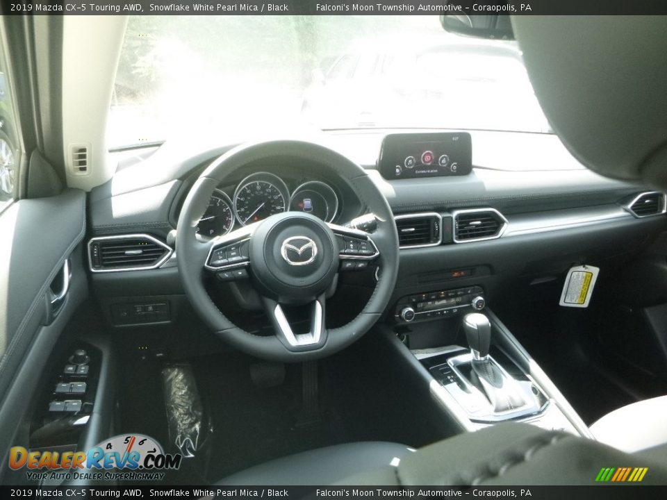 2019 Mazda CX-5 Touring AWD Snowflake White Pearl Mica / Black Photo #9