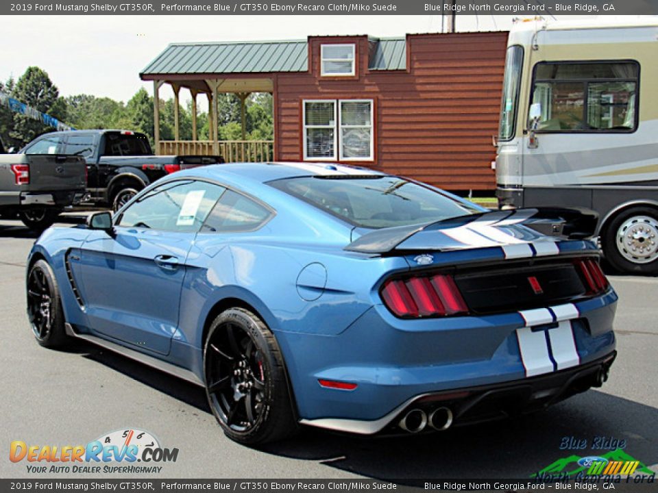 2019 Ford Mustang Shelby GT350R Performance Blue / GT350 Ebony Recaro Cloth/Miko Suede Photo #3