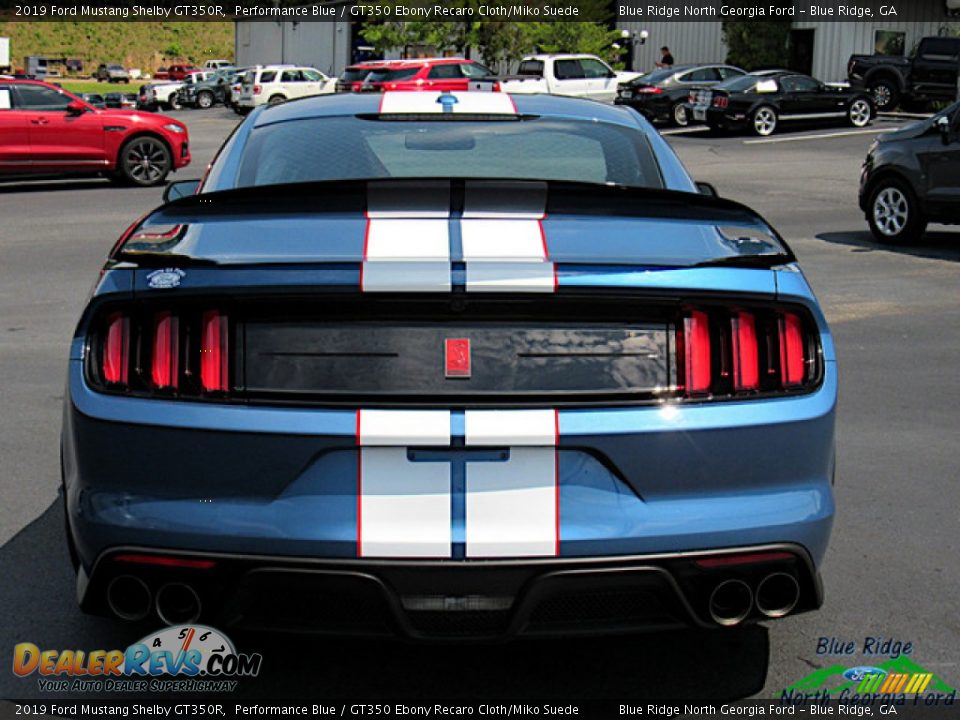 2019 Ford Mustang Shelby GT350R Performance Blue / GT350 Ebony Recaro Cloth/Miko Suede Photo #4