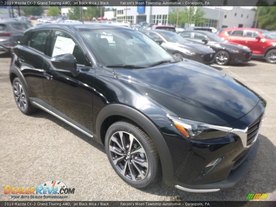 2019 Mazda CX-3 Grand Touring AWD Jet Black Mica / Black Photo #3