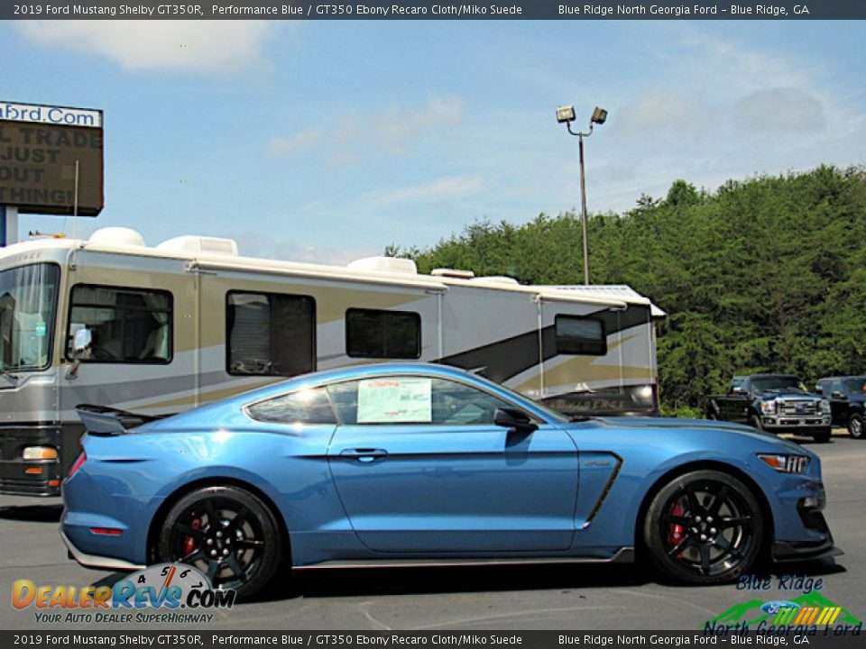2019 Ford Mustang Shelby GT350R Performance Blue / GT350 Ebony Recaro Cloth/Miko Suede Photo #6