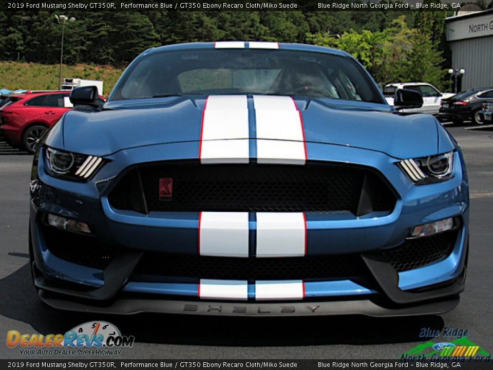 2019 Ford Mustang Shelby GT350R Performance Blue / GT350 Ebony Recaro Cloth/Miko Suede Photo #8