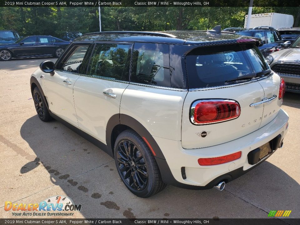 2019 Mini Clubman Cooper S All4 Pepper White / Carbon Black Photo #3