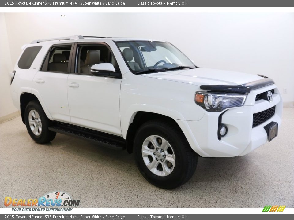 2015 Toyota 4Runner SR5 Premium 4x4 Super White / Sand Beige Photo #1