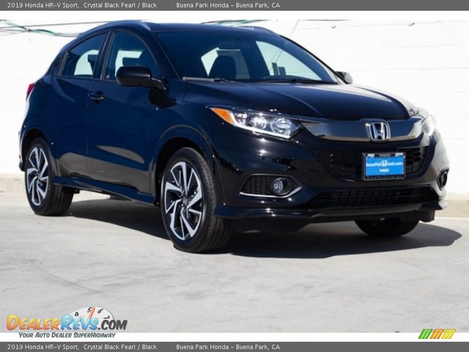 2019 Honda HR-V Sport Crystal Black Pearl / Black Photo #1