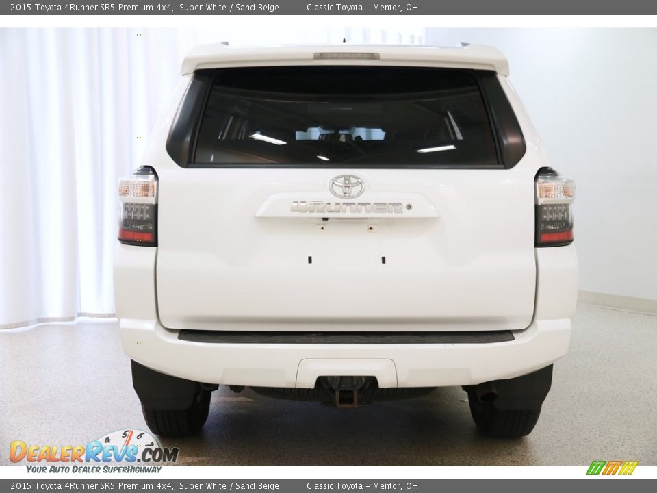 2015 Toyota 4Runner SR5 Premium 4x4 Super White / Sand Beige Photo #18