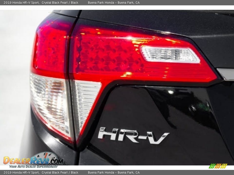 2019 Honda HR-V Sport Crystal Black Pearl / Black Photo #7