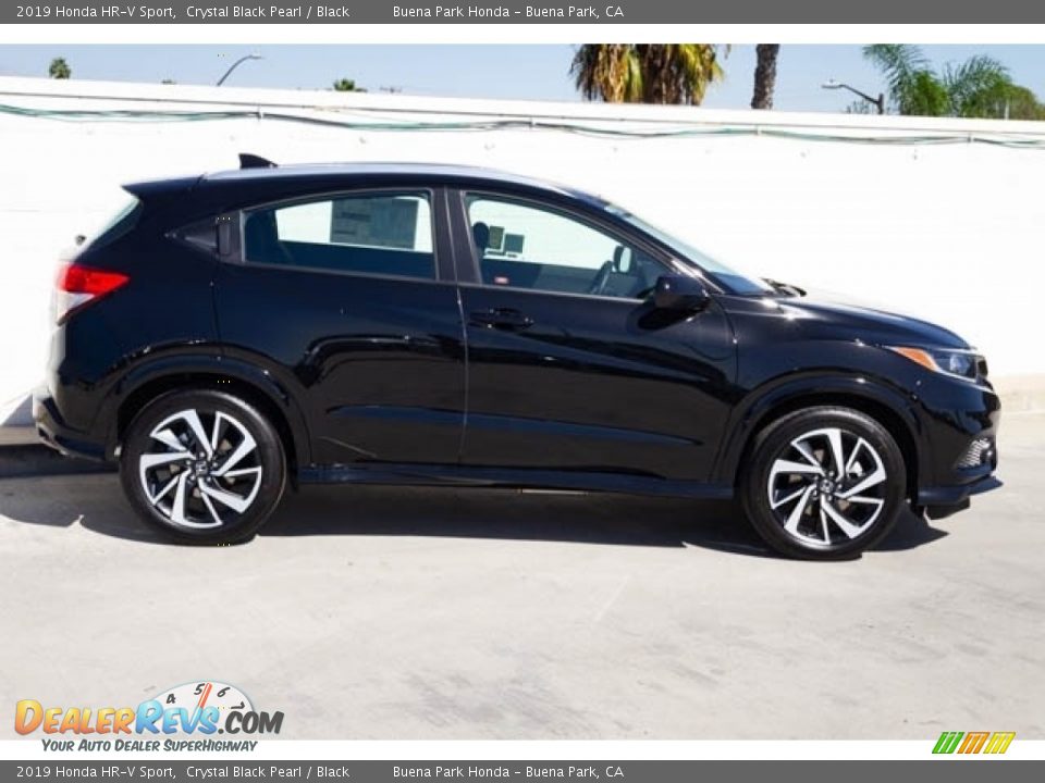 2019 Honda HR-V Sport Crystal Black Pearl / Black Photo #9