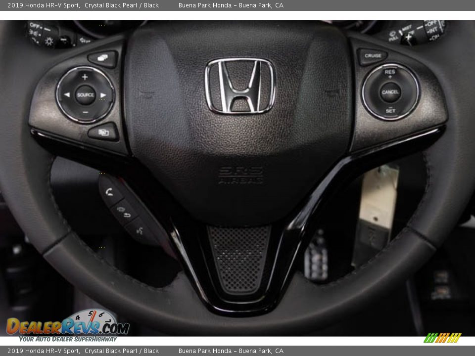 2019 Honda HR-V Sport Crystal Black Pearl / Black Photo #20
