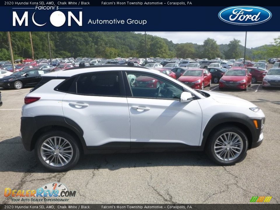 2020 Hyundai Kona SEL AWD Chalk White / Black Photo #1