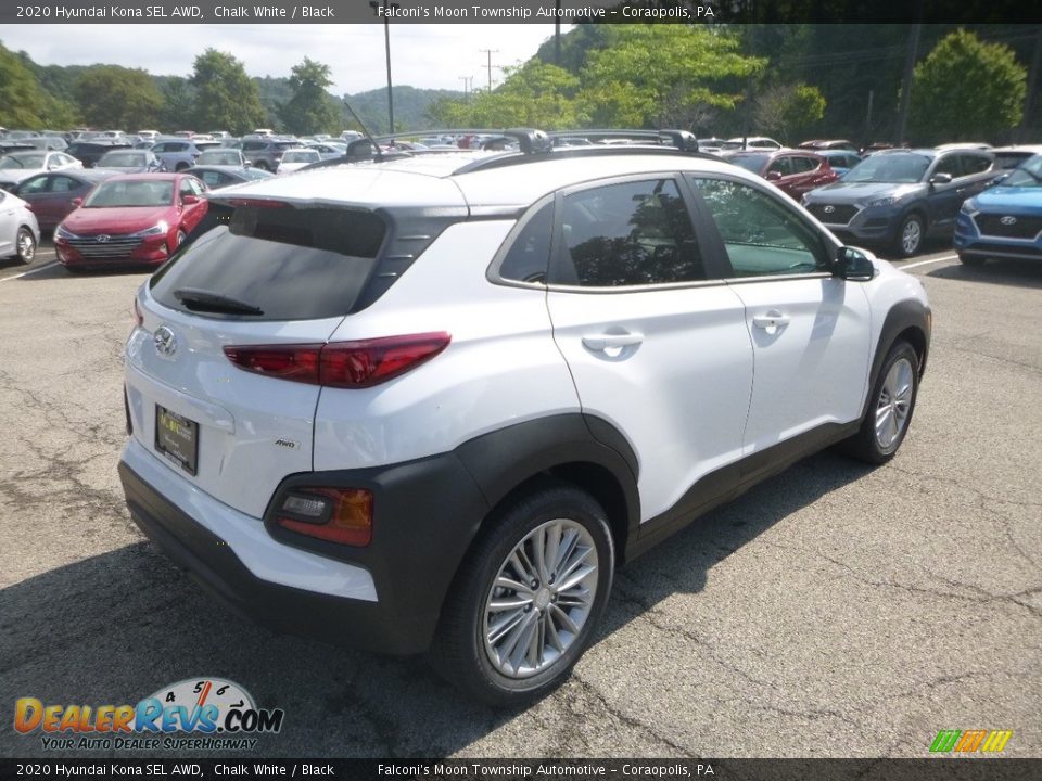 2020 Hyundai Kona SEL AWD Chalk White / Black Photo #2