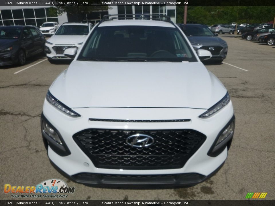 2020 Hyundai Kona SEL AWD Chalk White / Black Photo #4
