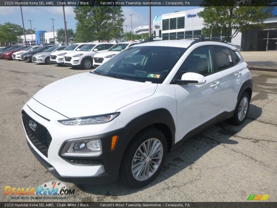 Chalk White 2020 Hyundai Kona SEL AWD Photo #5