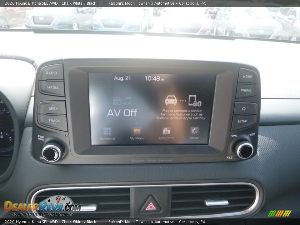 2020 Hyundai Kona SEL AWD Chalk White / Black Photo #14
