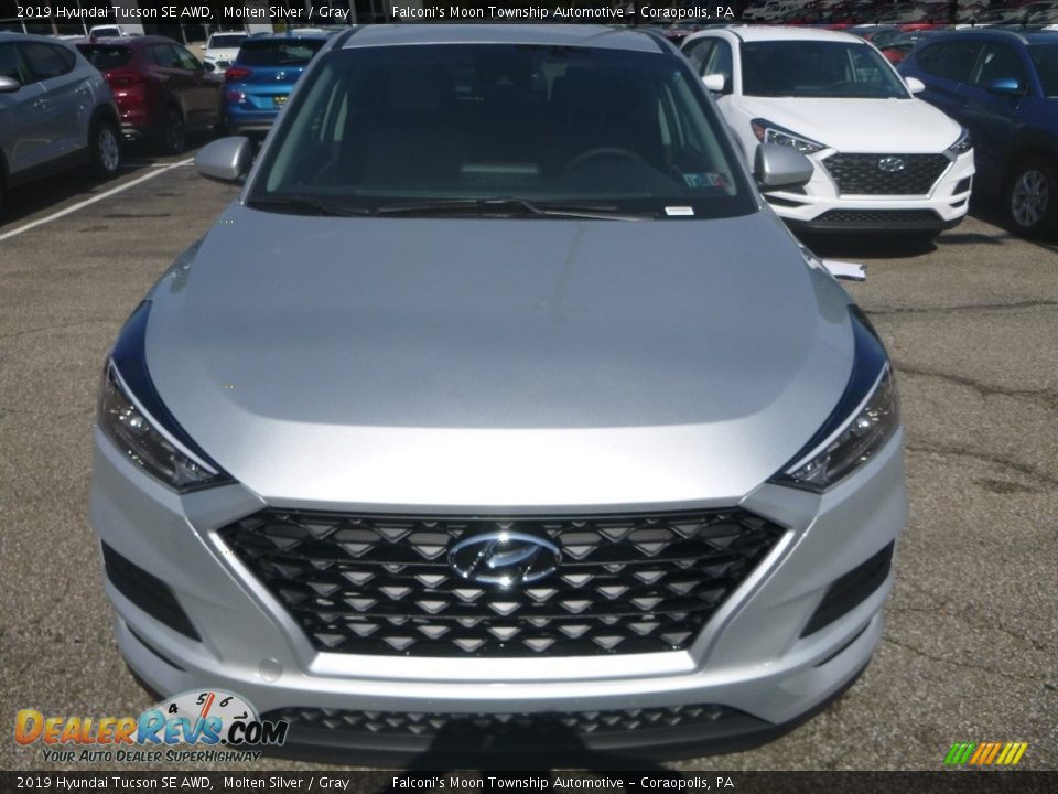 2019 Hyundai Tucson SE AWD Molten Silver / Gray Photo #4