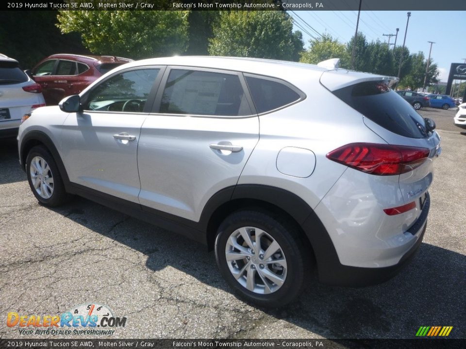 2019 Hyundai Tucson SE AWD Molten Silver / Gray Photo #6