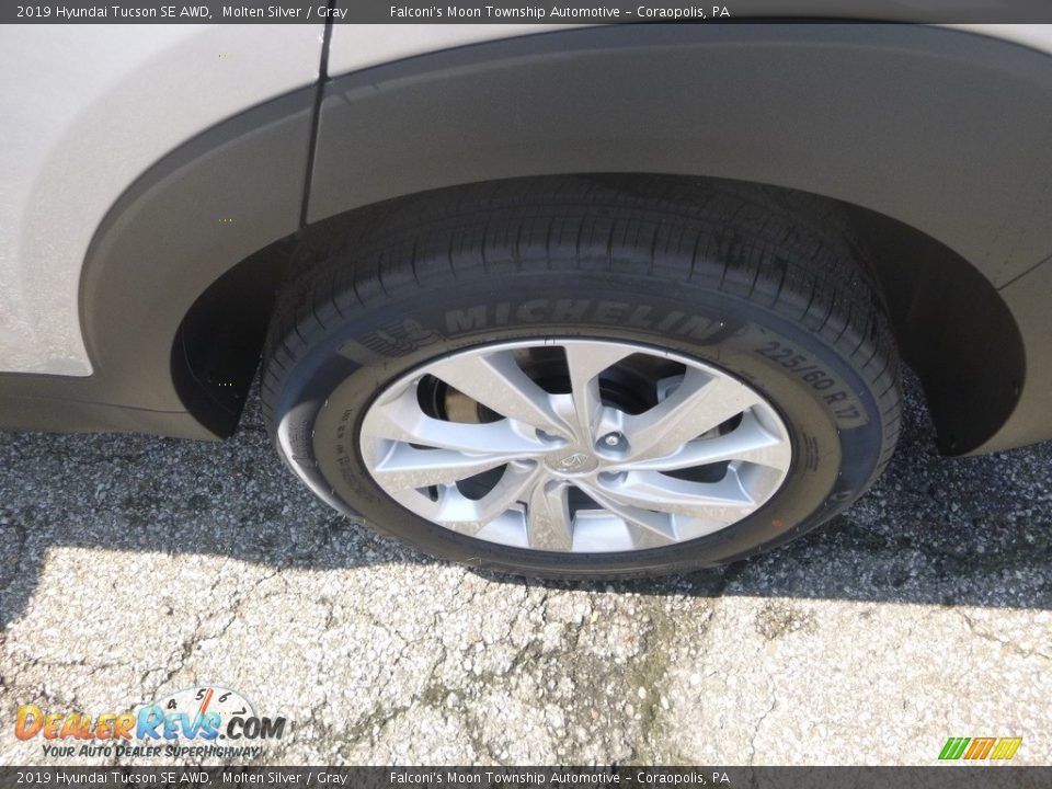 2019 Hyundai Tucson SE AWD Molten Silver / Gray Photo #7