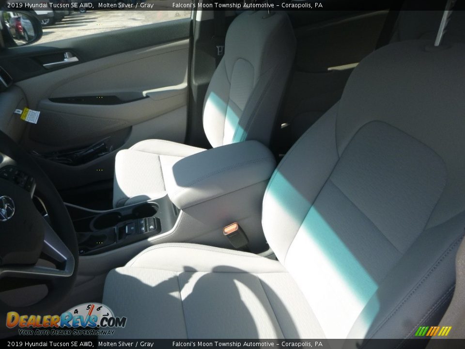2019 Hyundai Tucson SE AWD Molten Silver / Gray Photo #10