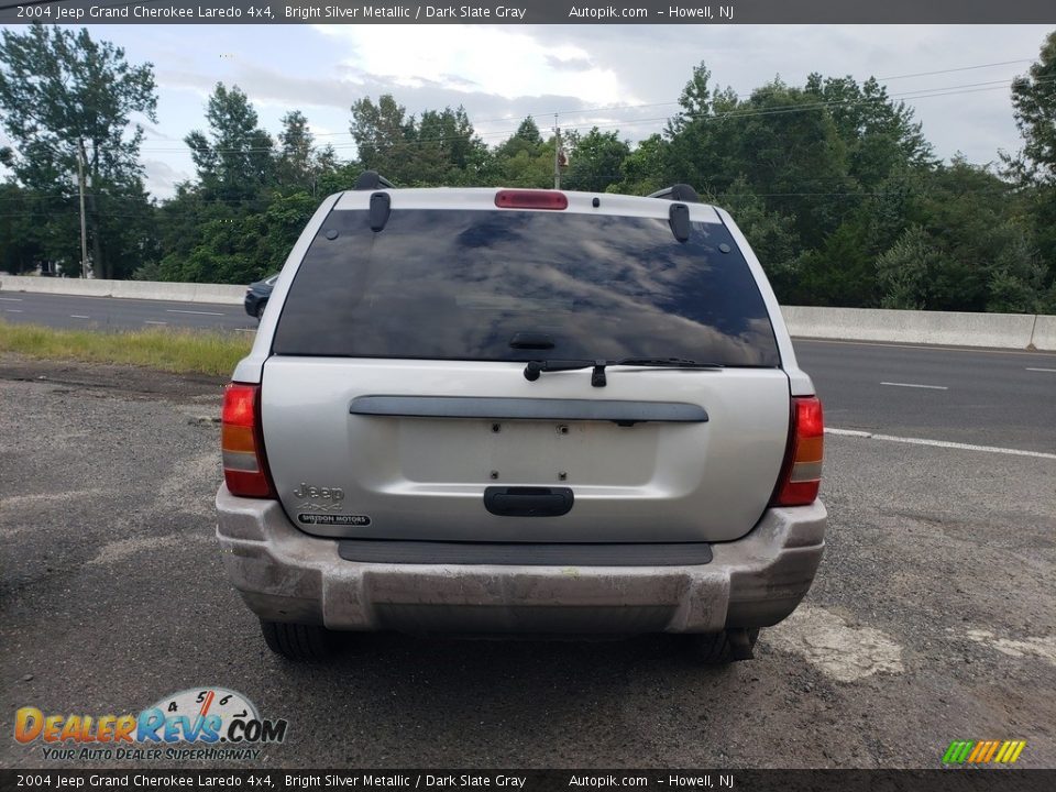 2004 Jeep Grand Cherokee Laredo 4x4 Bright Silver Metallic / Dark Slate Gray Photo #4