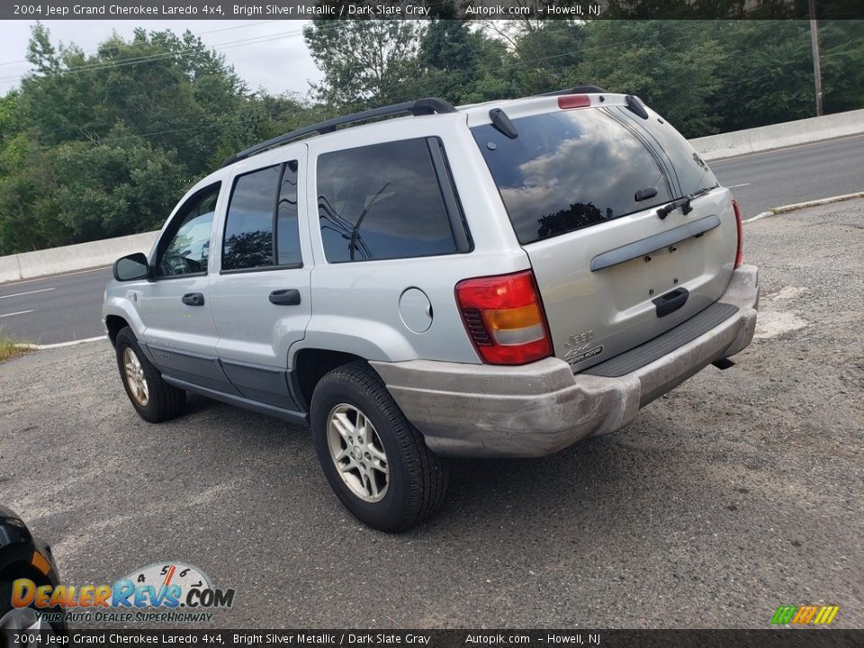 2004 Jeep Grand Cherokee Laredo 4x4 Bright Silver Metallic / Dark Slate Gray Photo #5