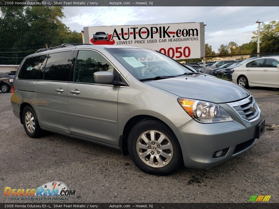 2008 Honda Odyssey EX-L Silver Pearl Metallic / Ivory Photo #1