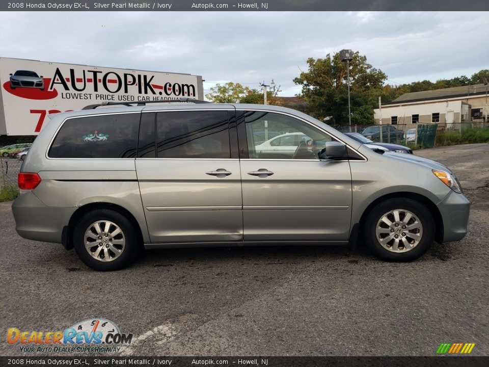 2008 Honda Odyssey EX-L Silver Pearl Metallic / Ivory Photo #2