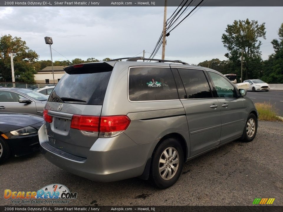 2008 Honda Odyssey EX-L Silver Pearl Metallic / Ivory Photo #3