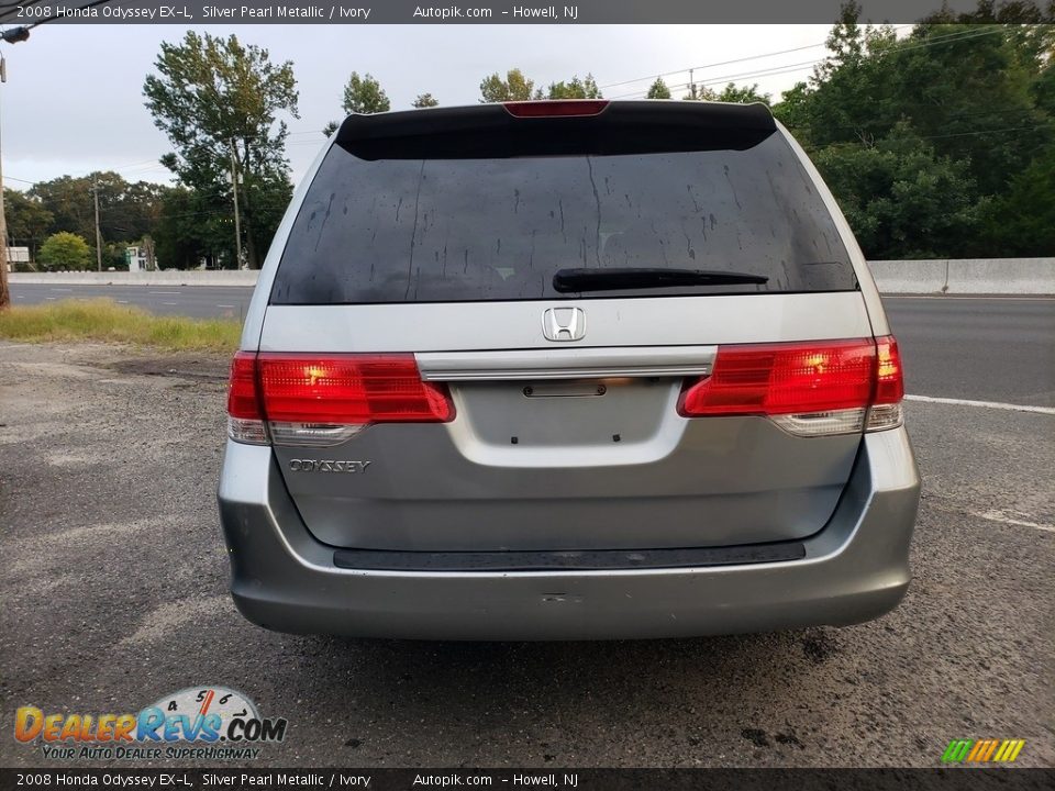 2008 Honda Odyssey EX-L Silver Pearl Metallic / Ivory Photo #4