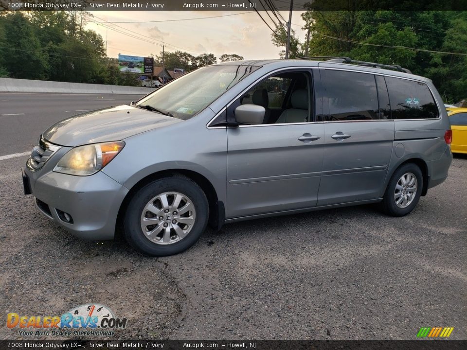 2008 Honda Odyssey EX-L Silver Pearl Metallic / Ivory Photo #6