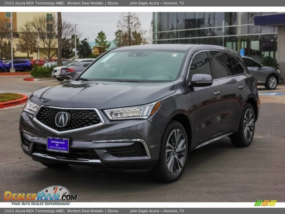 2020 Acura MDX Technology AWD Modern Steel Metallic / Ebony Photo #3