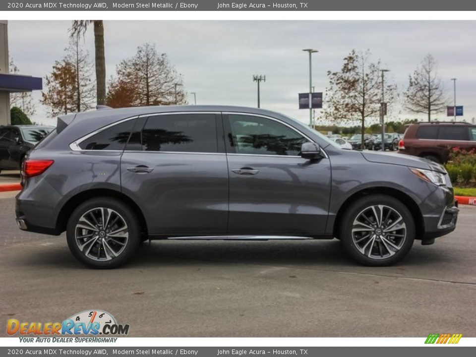 2020 Acura MDX Technology AWD Modern Steel Metallic / Ebony Photo #8