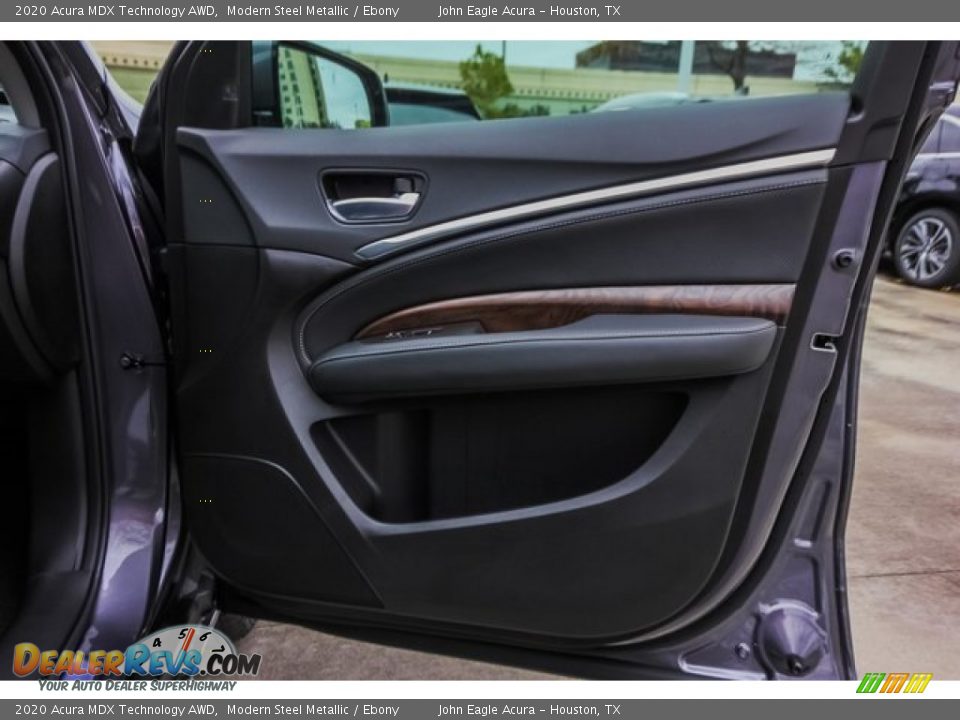 2020 Acura MDX Technology AWD Modern Steel Metallic / Ebony Photo #24