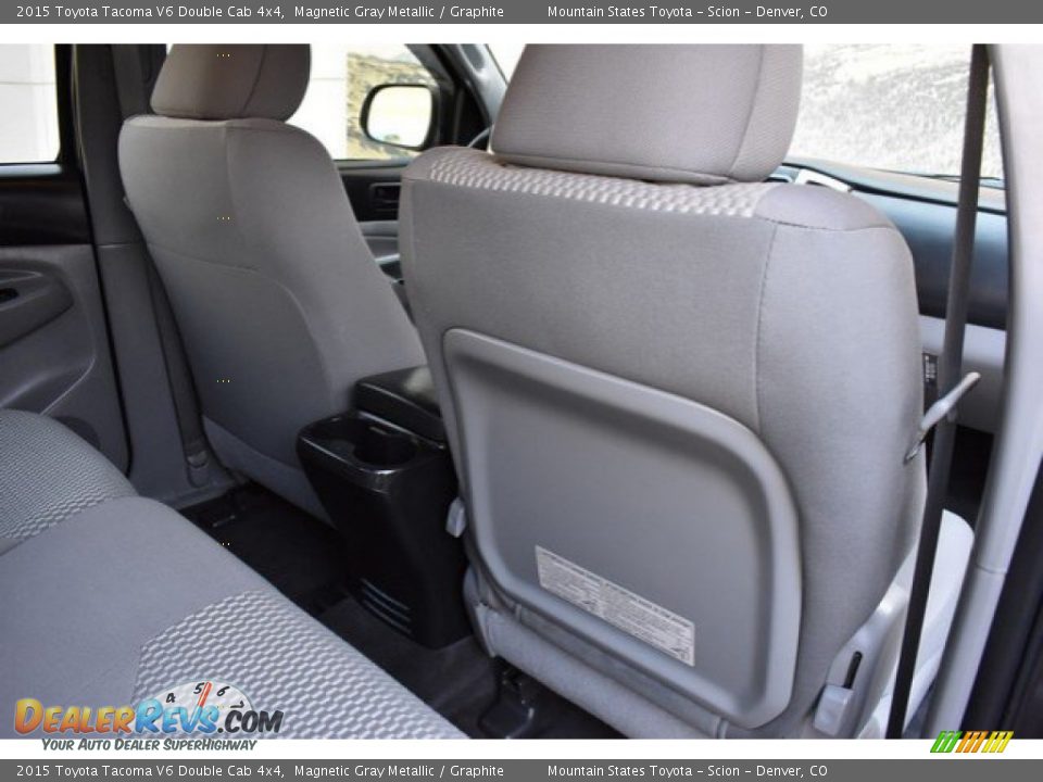 2015 Toyota Tacoma V6 Double Cab 4x4 Magnetic Gray Metallic / Graphite Photo #20