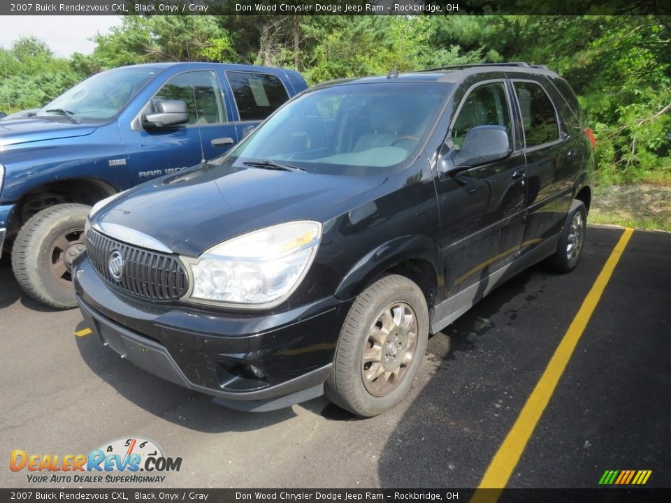 2007 Buick Rendezvous CXL Black Onyx / Gray Photo #2