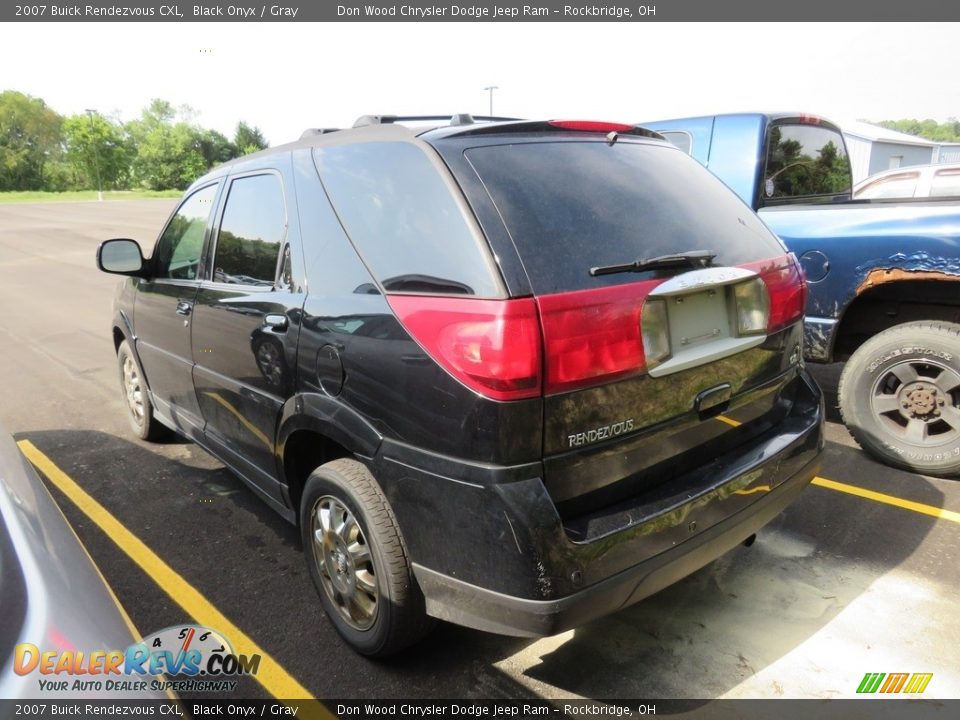 2007 Buick Rendezvous CXL Black Onyx / Gray Photo #4